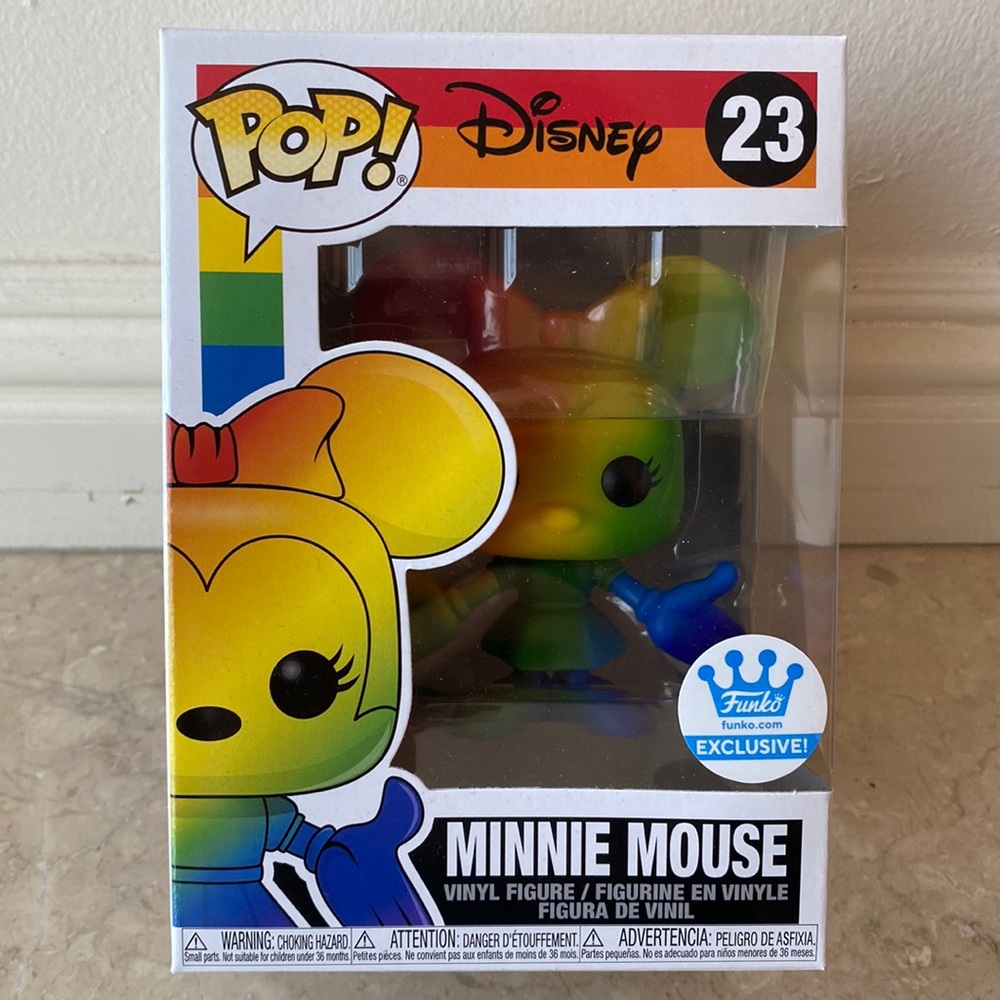 Minnie Mouse Rainbow Pride Funko Exclusive Funko Pop #23